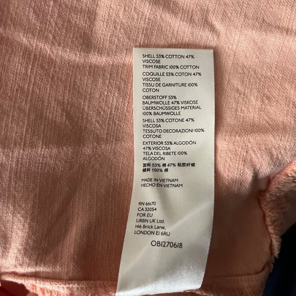 Anthropologie Pilcro Wrap Skirt Size Small Feminine‎ Spring Petal Pink Pastel - Picture 7 of 8